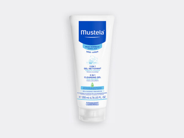 MUSTELA 2 EN 1 GEL NETTOYANT CHEVEUX ET CORPS 200ML