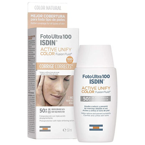 ISDIN FOTO ULTRA 100 ACTIVE UNIFY FUSION FLUID TEINTE SPF100 50ML