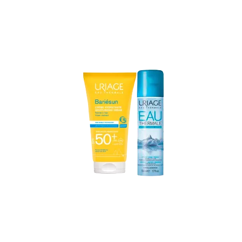 URIAGE BARIESUN CREME HYDRATANTE INVISIBLE SPF50+ 50ML + EAU THERMALE 50ML OFFERT