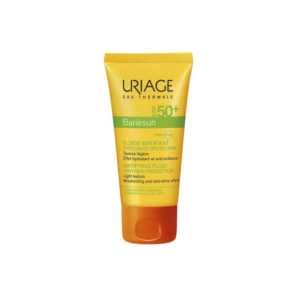 URIAGE BARIESUN MAT FLUIDE SPF50+ PEAUX MIXTES A GRASSES 50ML