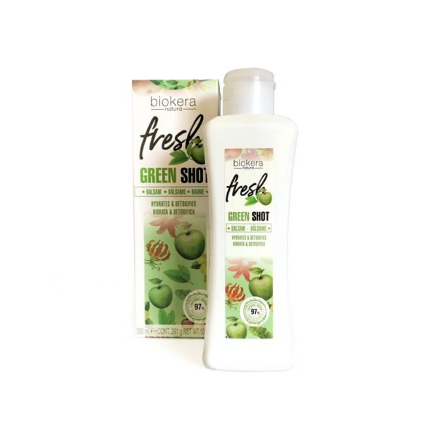 BIOKERA FRESH GREEN SHOT BALSAM CONDITIONNEUR 300ML