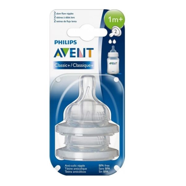 AVENT 2 TETINES CLASSIC + 1 MOIS REF SCF632/27