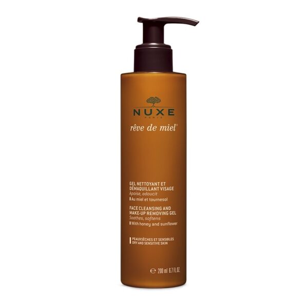 NUXE REVE DE MIEL GEL NETTOYANT ET DEMAQUILLANT VISAGE 200ML