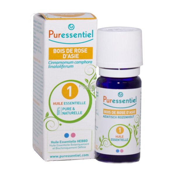 PURESSENTIEL HUILE ESSENTIELLE BOIS DE ROSE D’ASIE 10ML