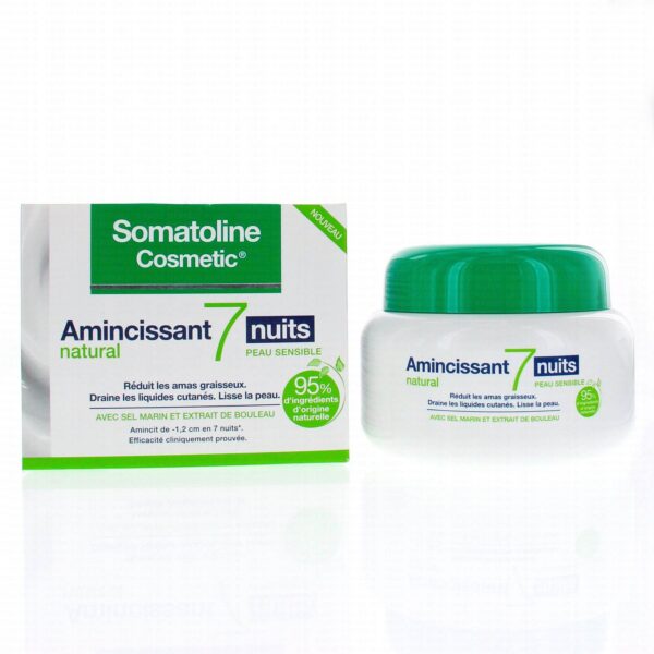 SOMATOLINE AMINCISSANT NATURAL 7 NUITS PEAU SENSIBLE 400ML