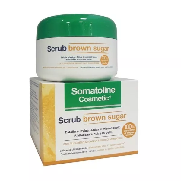 SOMATOLINE COSMETIC SCRUB BROWN SUGAR SUCRE BRUN 650G