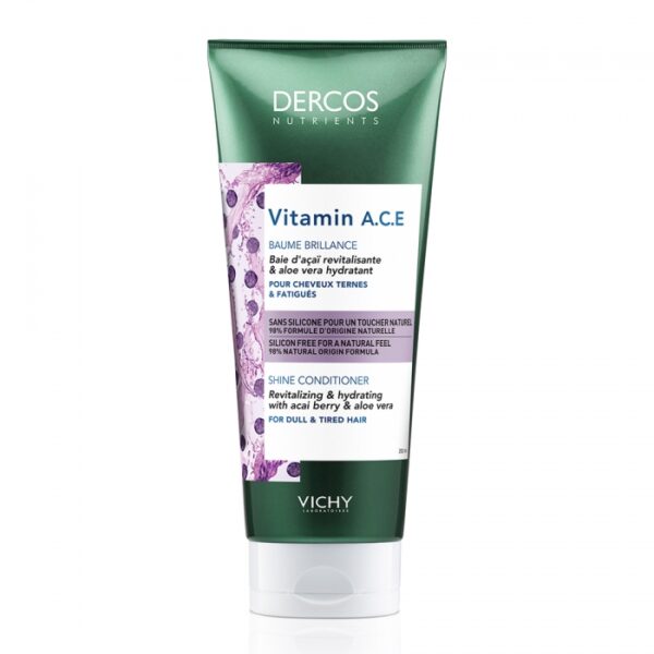 VICHY DERCOS NUTRIENTS VITAMIN A.C.E APRES SHAMPOOING 200ML