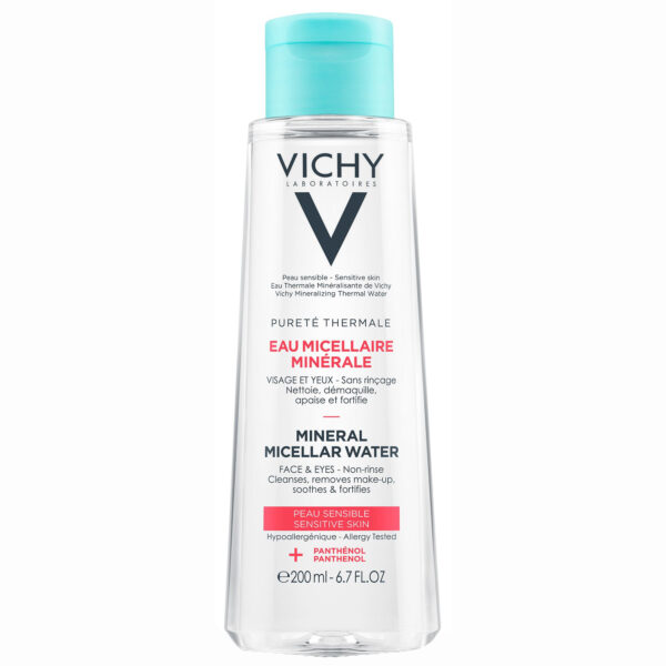 VICHY PURETE THERMALE EAU MICELLAIRE MINERALE PEAU SENSIBLE 200ML