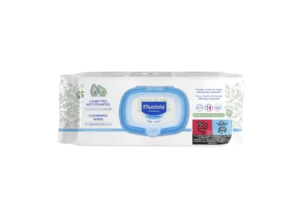 MUSTELA PACK GEL LAVANT 5OOML + LAIT DE TOILETTE 200ML + CREME DE CHANGE 100ML + LINGETTE