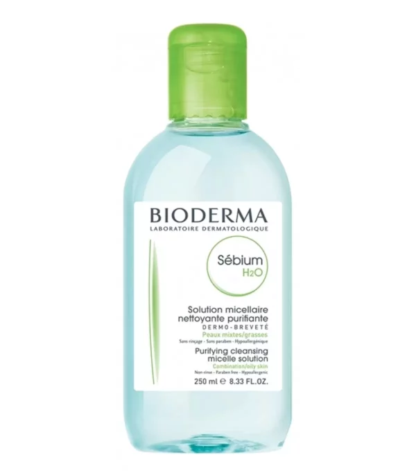 BIODERMA SEBIUM H2O SOLUTION MICELLAIRE 250ML