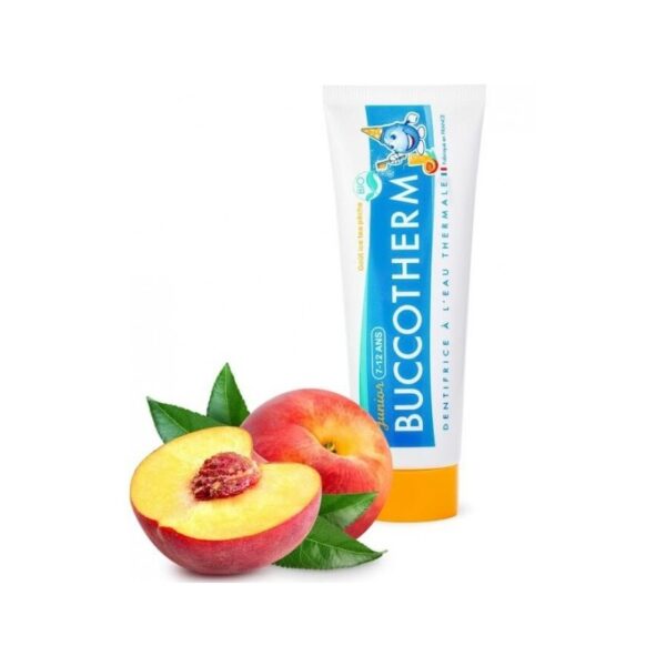 BUCCOTHERM DENTIFRICE JUNIOR 7-12ANS BIO TEA PECHE 50ML