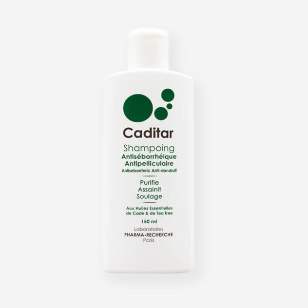 CADITAR SHAMPOOING ANTI-PELLICULAIRE ANTI-SEBORRHEIQUE AUX HUILES ESSENTIELLES DE CADE ET DE TEA TREE 150ML