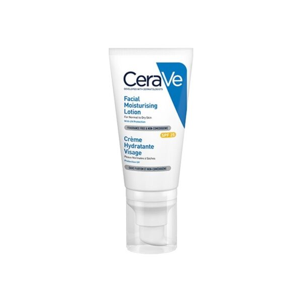 CERAVE CREME HYDRATANTE VISAGE PEAUX NORMALES A SECHES SPF25 52ML