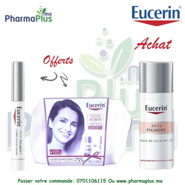 EUCERIN PACK ANTI-PIGMENT DAGCREME SOIN DE JOUR SPF30 50ML + ANTI-PIGMENT CORRECTEUR DE TACHE 5ML