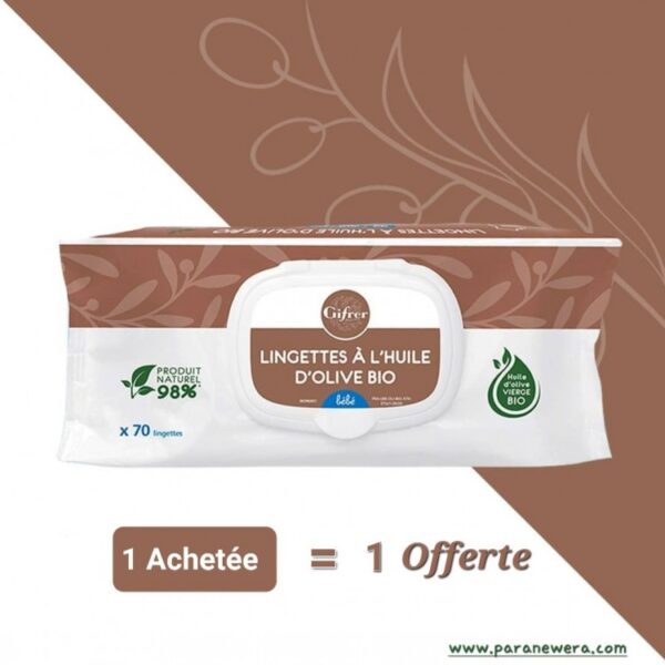 GIFRER PACK LINGETTES NETTOYANTES 70*2