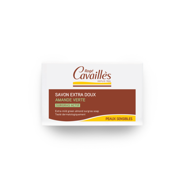 ROGE CAVAILLES SAVON SURGRAS AMANDE VERTE PEAUX SENSIBLES 250G