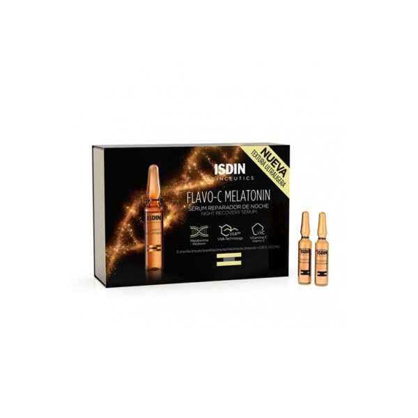 ISDIN FLAVO-C MELATONIN SERUM REPARATEUR NUIT B30 AMPOULES