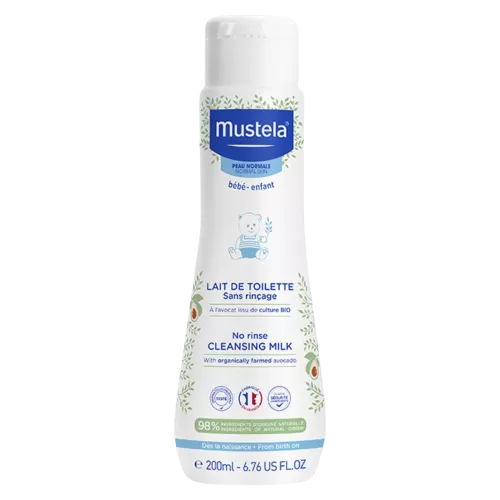 MUSTELA PACK GEL LAVANT 5OOML + LAIT DE TOILETTE 200ML + CREME DE CHANGE 100ML + LINGETTE