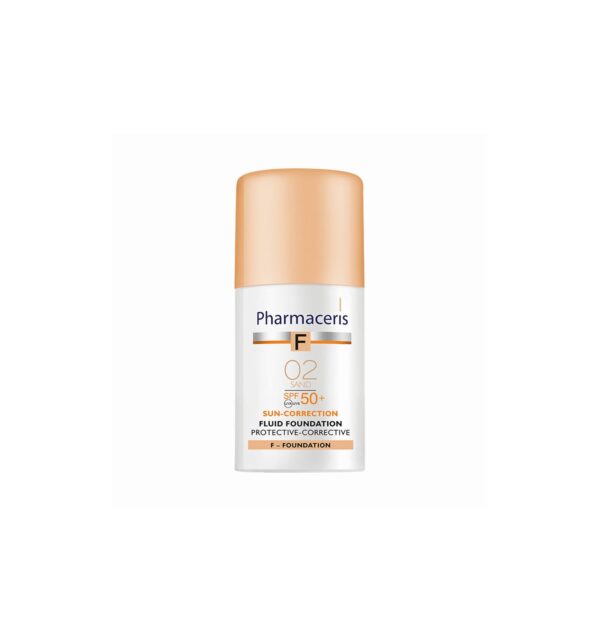 PHARMACERIS F FOND DE TEINT FLUIDE SPF50 N02 SAND