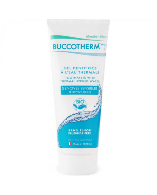 BUCCOTHERM GEL DENTIFRICE GENCIVES SENSIBLES SANS FLUOR BIO 75ML