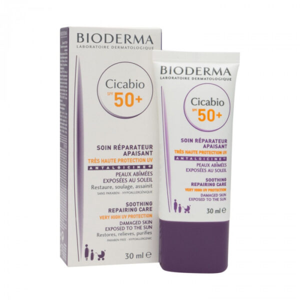 BIODERMA CICABIO SPF50+ SOIN REPARATEUR APAISANT 30ML