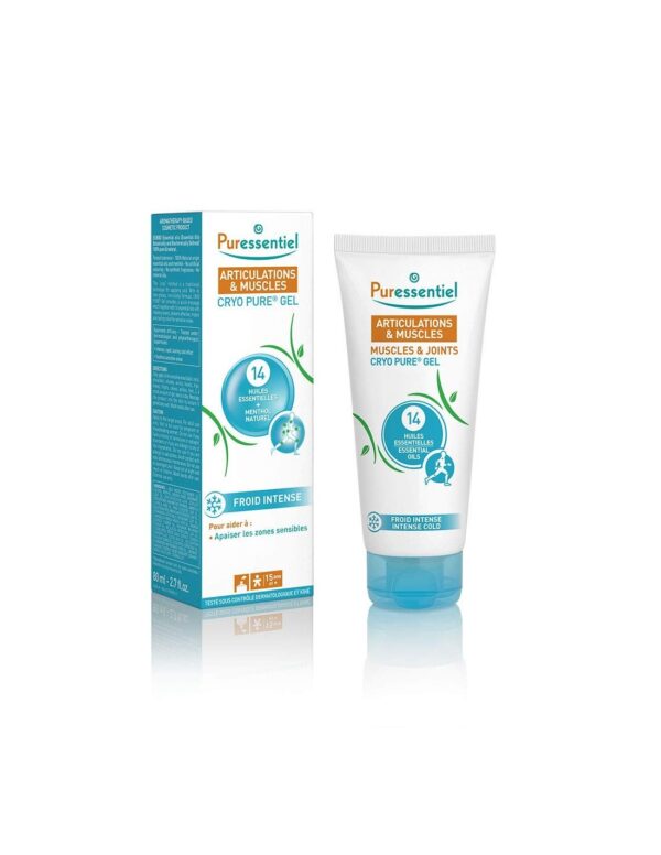 PURESSENTIEL ARTICULATION ET MUSCLES CRYO PURE GEL 14 HUILES ESSENTIELLES 80ML