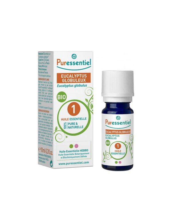 PURESSENTIEL HUILE ESSENTIELLE EUCALYPTUS GLOBULEUX BIO 10ML