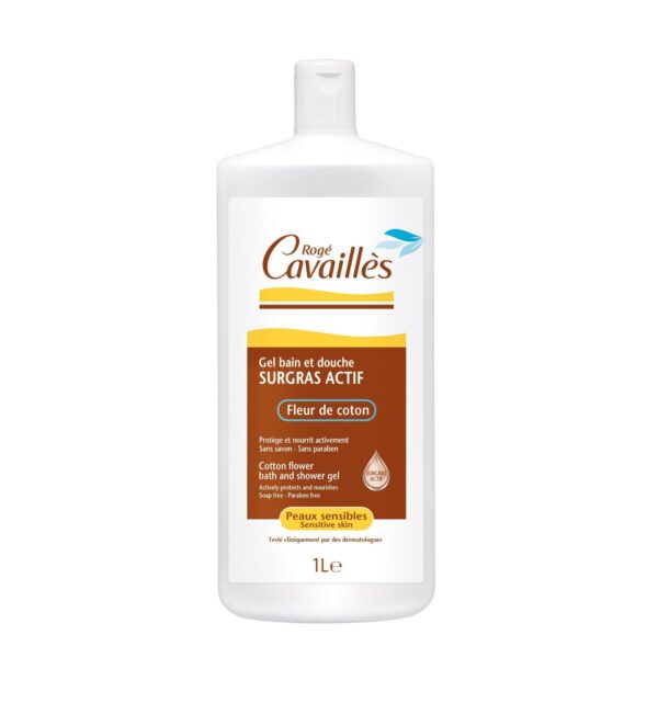 ROGE CAVAILLES GEL SURGRAS BAIN ET DOUCHE PEAUX SENSIBLES 1L