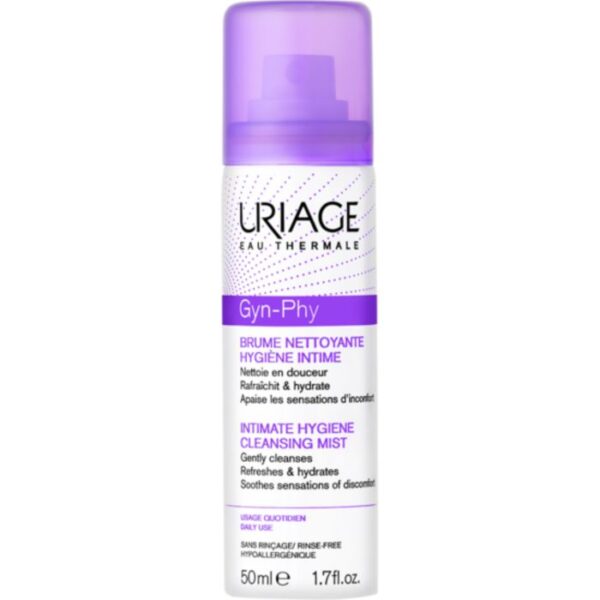 URIAGE EAU THERMALE GYN-PHY BRUME NETTOYANTE HYGIENE INTIME SPRAY 50ML